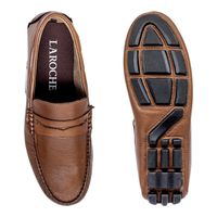 Mocassim Masculino Laroche Genova em Couro - Chocolate