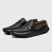 Mocassim Masculino Laroche Genova em Couro - Preto