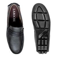 Mocassim Masculino Laroche Genova em Couro - Preto