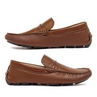 Mocassim Masculino Laroche Genova em Couro - Marrom