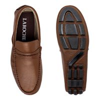 Mocassim Masculino Laroche Genova em Couro - Marrom