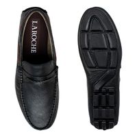 Mocassim Masculino Laroche Genova em Couro - Preto
