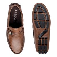Mocassim Masculino Laroche Genova em Couro - Chocolate