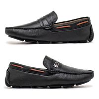 Mocassim Masculino Laroche Genova em Couro - Preto