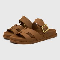 Sandália Feminina Helena - Nude + Brinde Short Praia