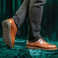 Sapato Casual Java Em Couro - Chocolate E L