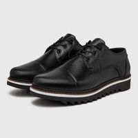 Sapato Casual Laroche Java Em Couro Legitimo - Preto E L