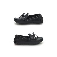 Mocassim Bali Infantil de Couro - Preto