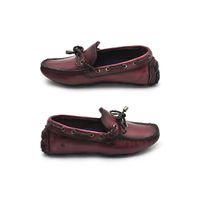 Mocassim Bali Infantil de Couro - Vinho