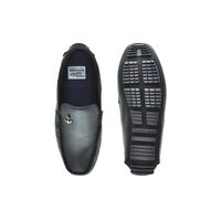 Mocassim Bali Infantil de Couro - Preto