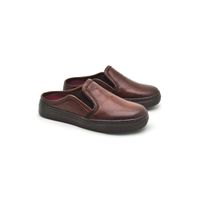 Babuche Infantil Stratus em Couro - Brown