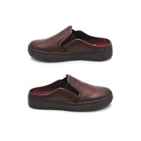 Babuche Infantil Stratus em Couro - Brown