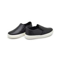 Slip On Yate Infantil Stratus em Couro Preto