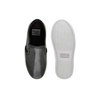 Slip On Yate Infantil Stratus em Couro Preto