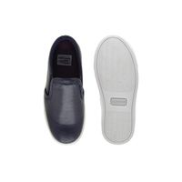 Slip On Yate Infantil Stratus em Couro Azul 