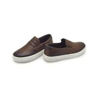 Slip On Yate Infantil Stratus em Couro - Brown