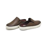 Babuche Infantil Stratus em Couro - Chocolate