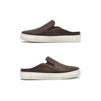 Babuche Infantil Stratus em Couro - Chocolate