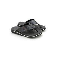 Chinelo Infantil Toledo em Couro - Preto