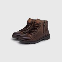 Bota Infantil Vacanza em Couro - Chocolate