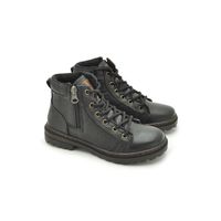 Bota Infantil Vacanza em Couro- Preto