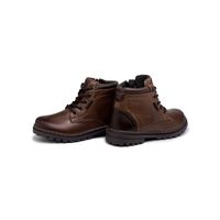 Bota Infantil em Couro Vacanza - Chocolate/Café