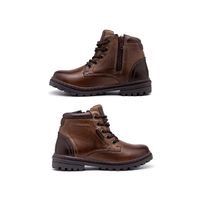 Bota Infantil em Couro Vacanza - Chocolate/Café