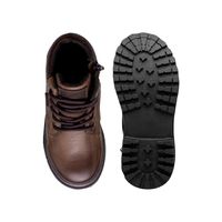 Bota Infantil em Couro Vacanza - Chocolate/Café