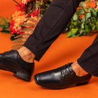 Sapato Social Fortaleza Couro - Preto 