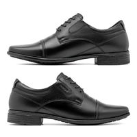 Sapato Social Fortaleza Couro - Preto