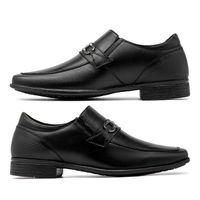 Sapato Social Fortaleza Couro - Preto