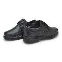 Sapato Comfort Lisboa em Couro - Preto