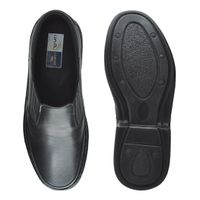 Sapato Comfort Lisboa em Couro - Preto