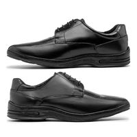 Sapato Masculino Laroche Confort em Couro - Preto