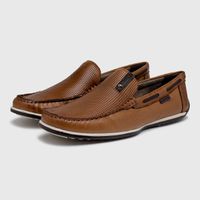 Mocassim Paraty de Couro - Conhaque E L