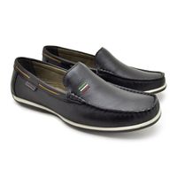 Mocassim Paraty de Couro - Preto