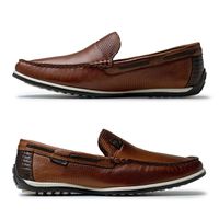 Mocassim Paraty em Couro - Brown