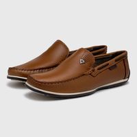 Mocassim Paraty de Couro - Conhaque E L