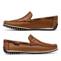 Mocassim Paraty de Couro - Conhaque E L