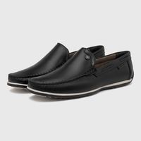 Mocassim Masculino Laroche Paraty em Couro - Preto E L