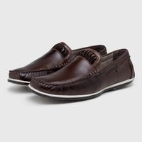 Mocassim Masculino Laroche Paraty em Couro - Chocolate