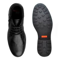 Bota Saara em Couro - Preto