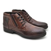 Bota Saara em Couro - Brown