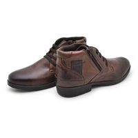 Bota Saara em Couro - Brown