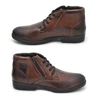 Bota Saara em Couro - Brown