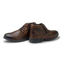 Bota Saara em Couro - Chocolate E L