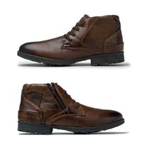 Bota Saara em Couro - Chocolate E L