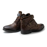 Bota Saara em Couro - Marrom