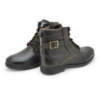 Bota Saara em Couro - Café