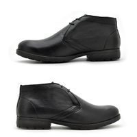 Bota Saara em Couro - Preto